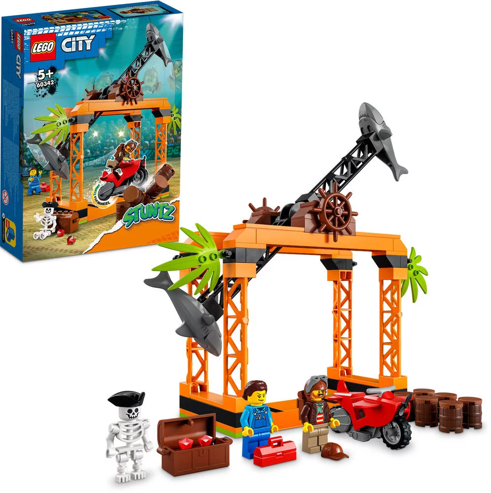 LEGO®CITY 60342 - LE DÉFI DE CASCADE : L’ATTAQUE DES REQUINS