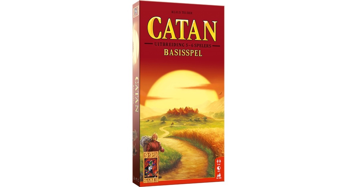 999 GamesCatan: Uitbreiding 5/6 spelers Bordspel  (Nederlands, 5 - 6 spelers, 90 minuten, Vanaf 10 jaar)