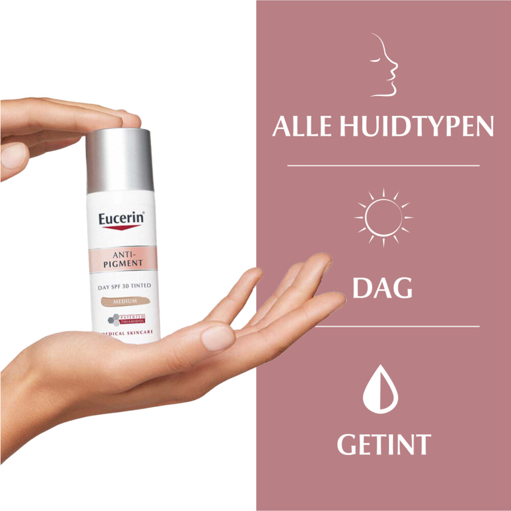 Eucerin Anti-Pigment Dagcrème Dagcrème Tinted SPF30 Medium50 ml