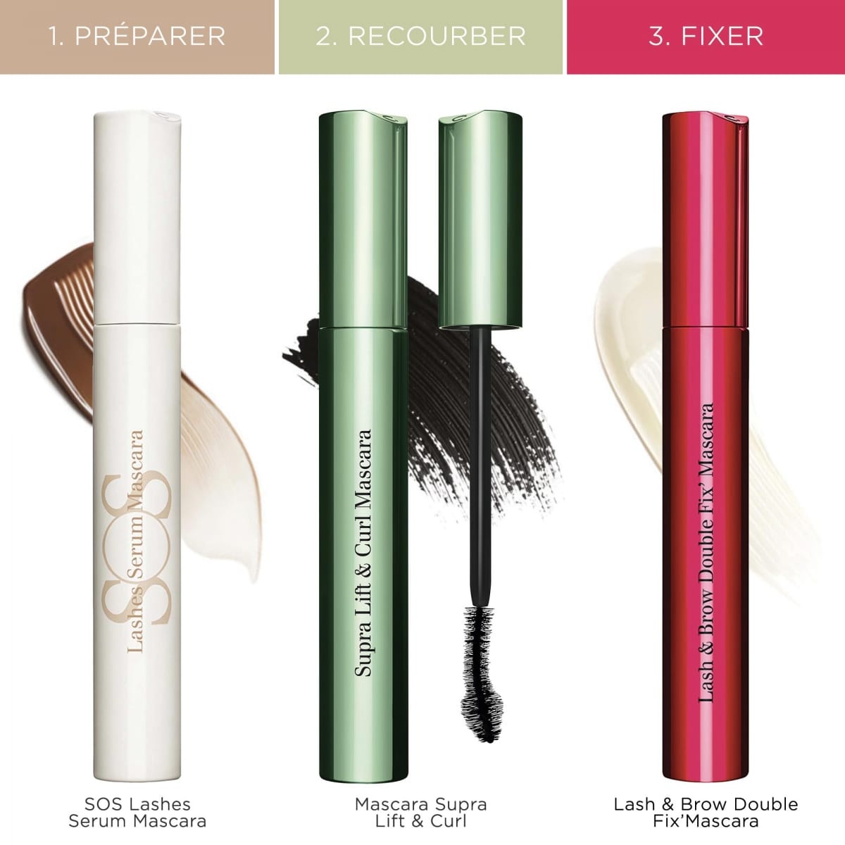 CLARINS Supra Lift &  Curl Mascara Effet Liftant Courbe &  Volume Déployés