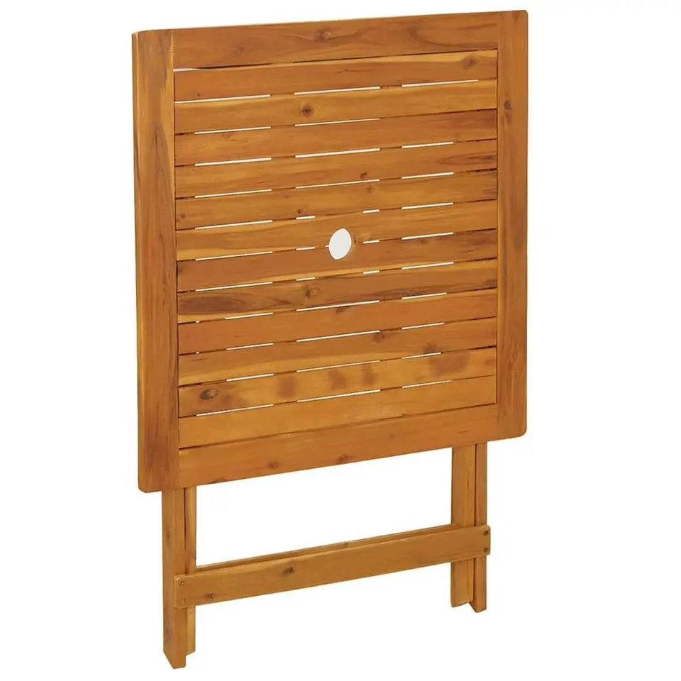 vidaXL - Tuintafel - Bruin - Hout