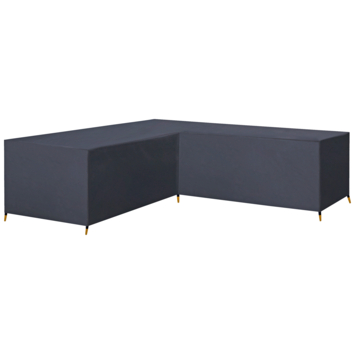 Loungesethoes L-vorm 250X250 cm