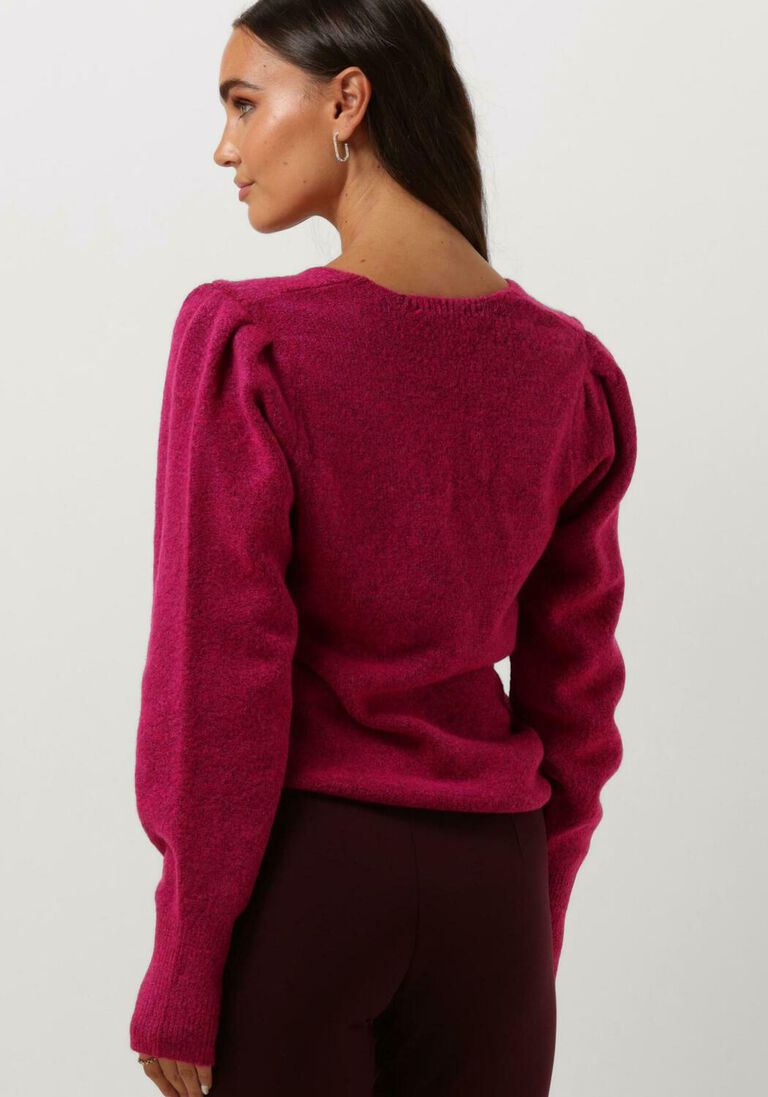 JANSEN AMSTERDAM roze jansen amsterdam trui k190 knit v-neck long sleeves