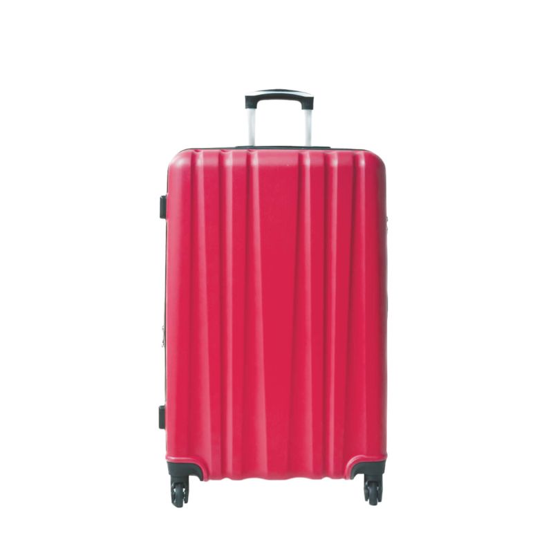 Lot de 3 valises rigides FG671 Extensibles 55, 65 et 75 cm Rose