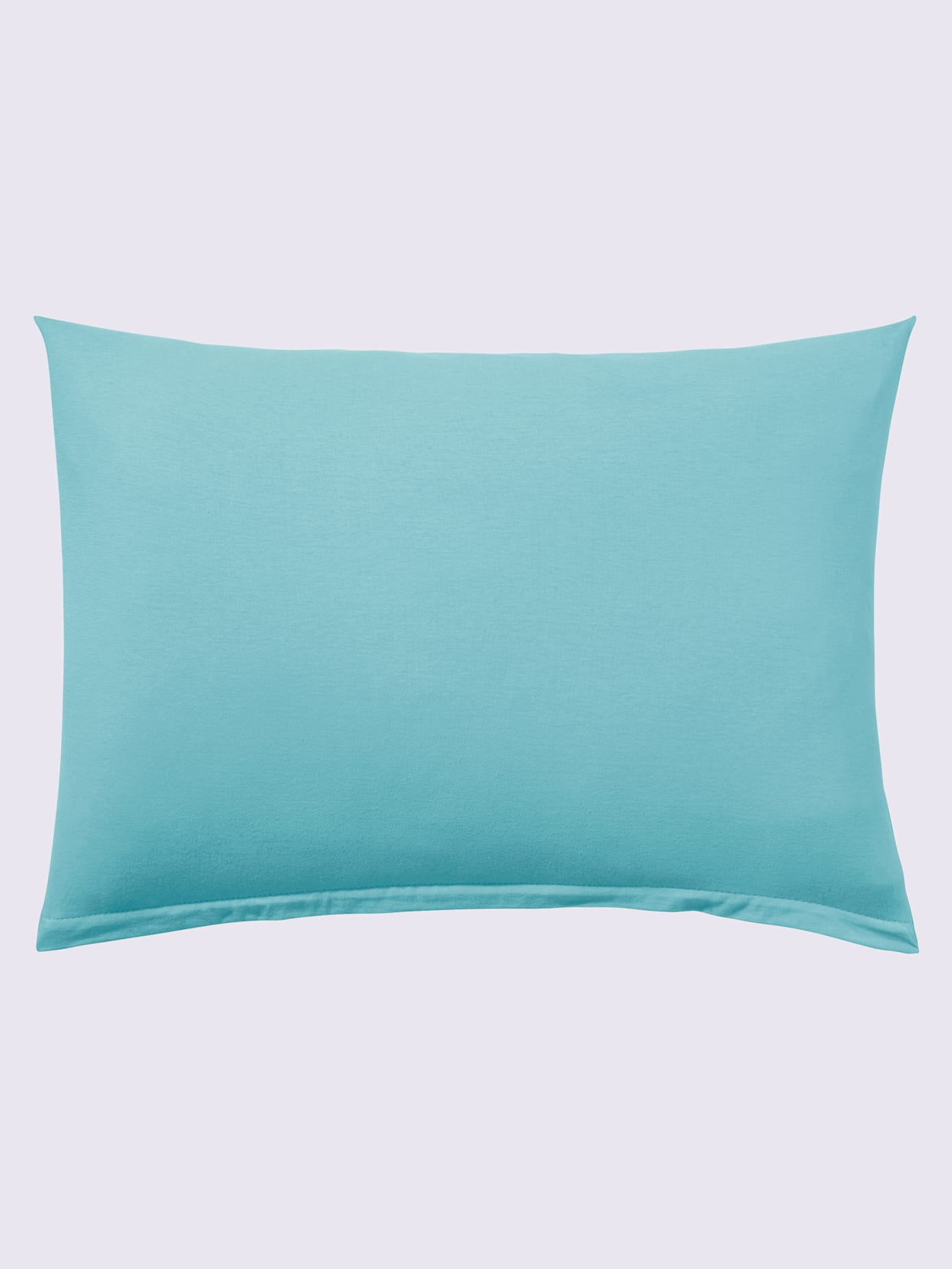 Housses de coussin jersey fin maco à repassage superflu