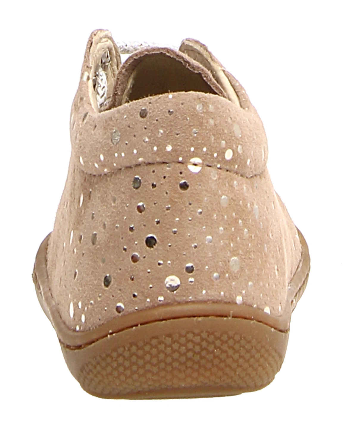 Schnür-Lauflernschuhe COCOON DOTTED in taupe