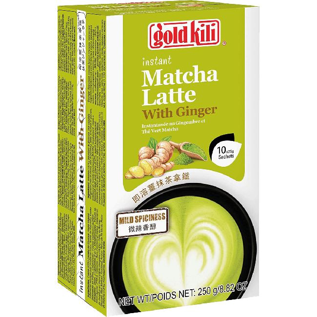 Gold Kili Instant Matcha Latte Gember 10x25g