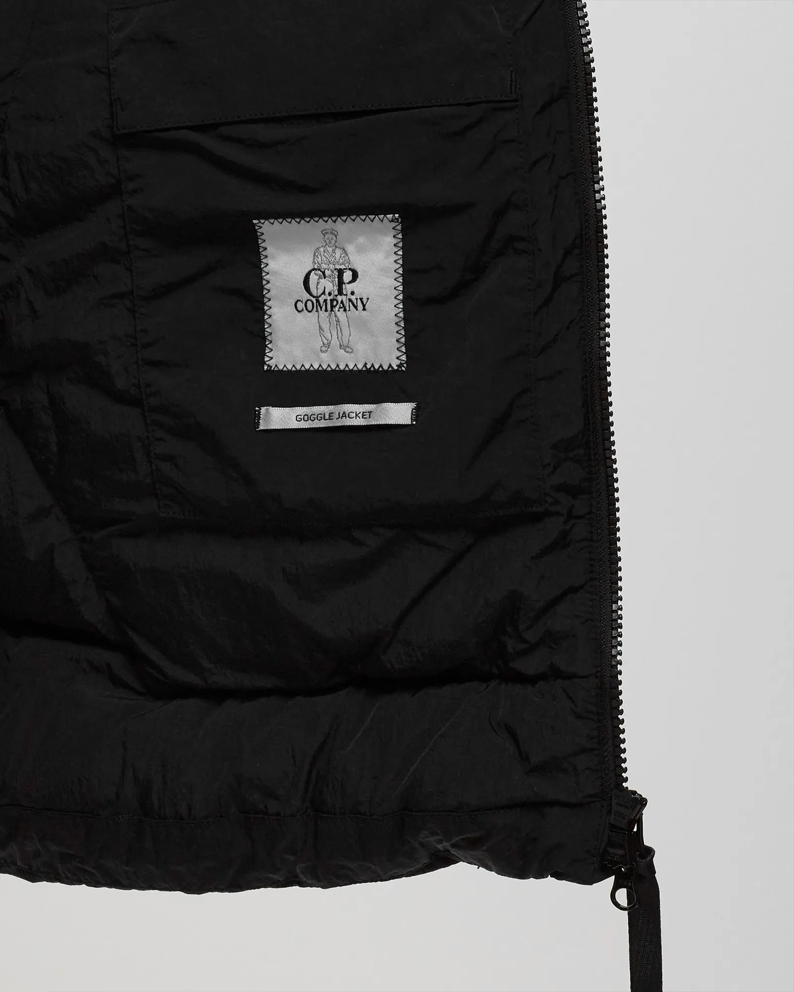 C.P. Company Eco-Chrome R Hooded Down Goggle Jacket