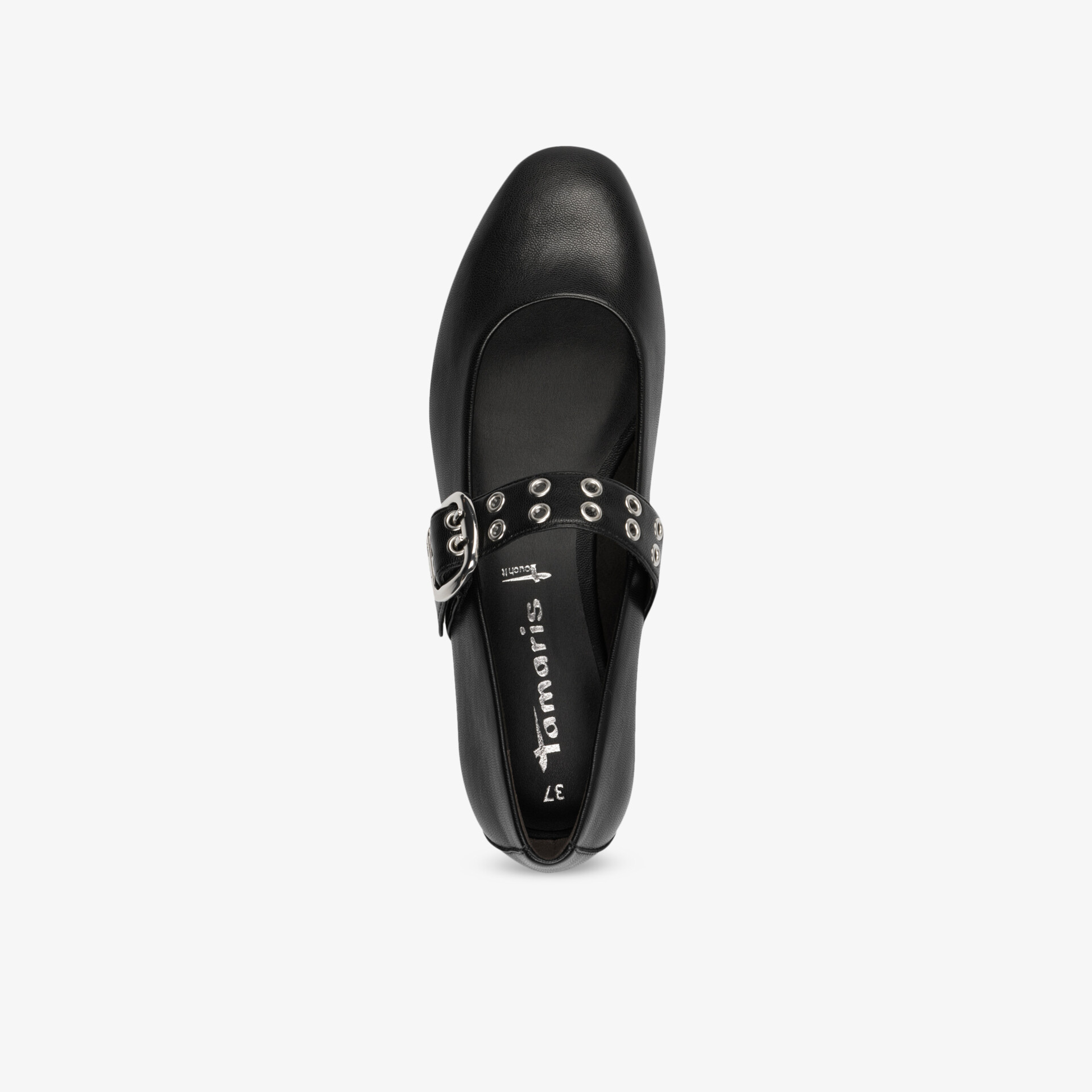 Tamaris Damen Ballerinas schwarz