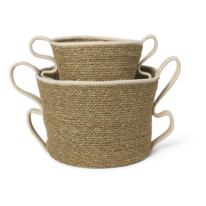 Ferm Living Panières Verso - Set de 2 | Off-White