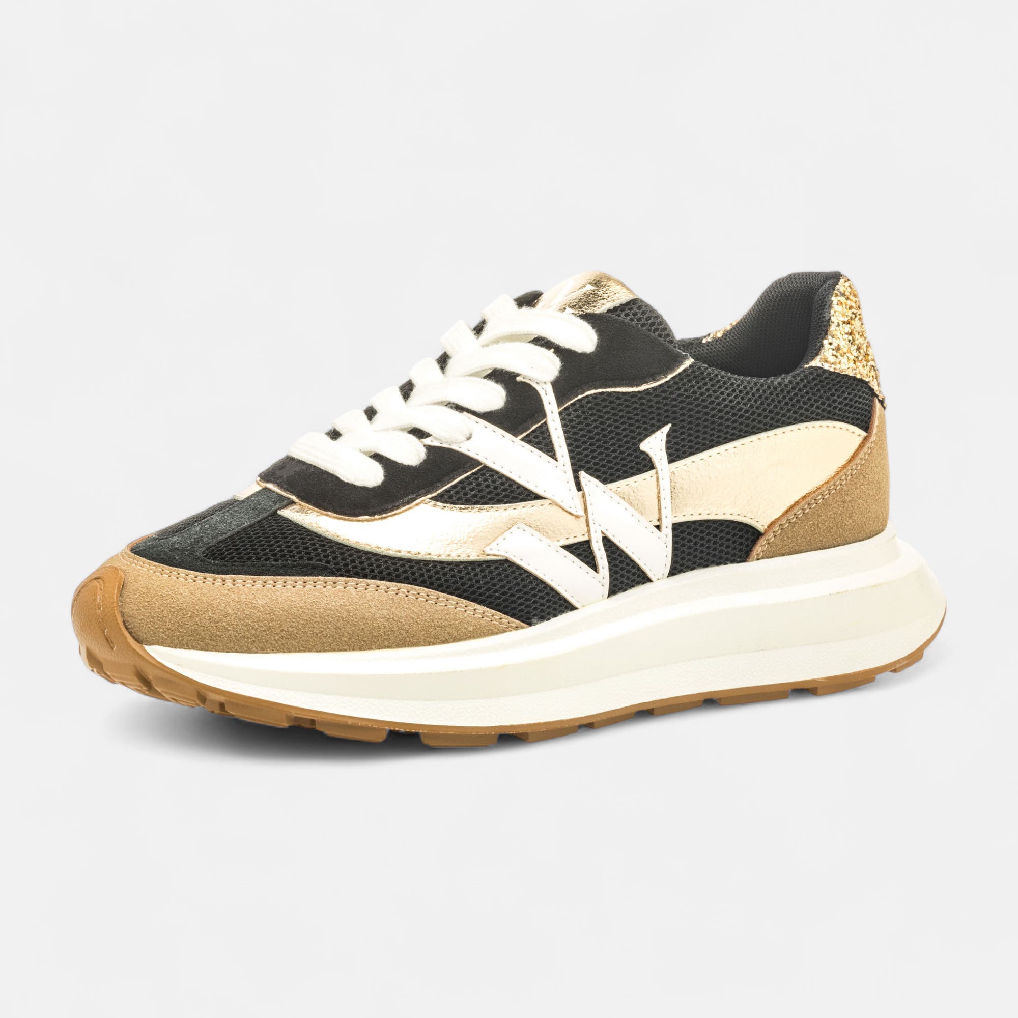 Baskets basses Femme or