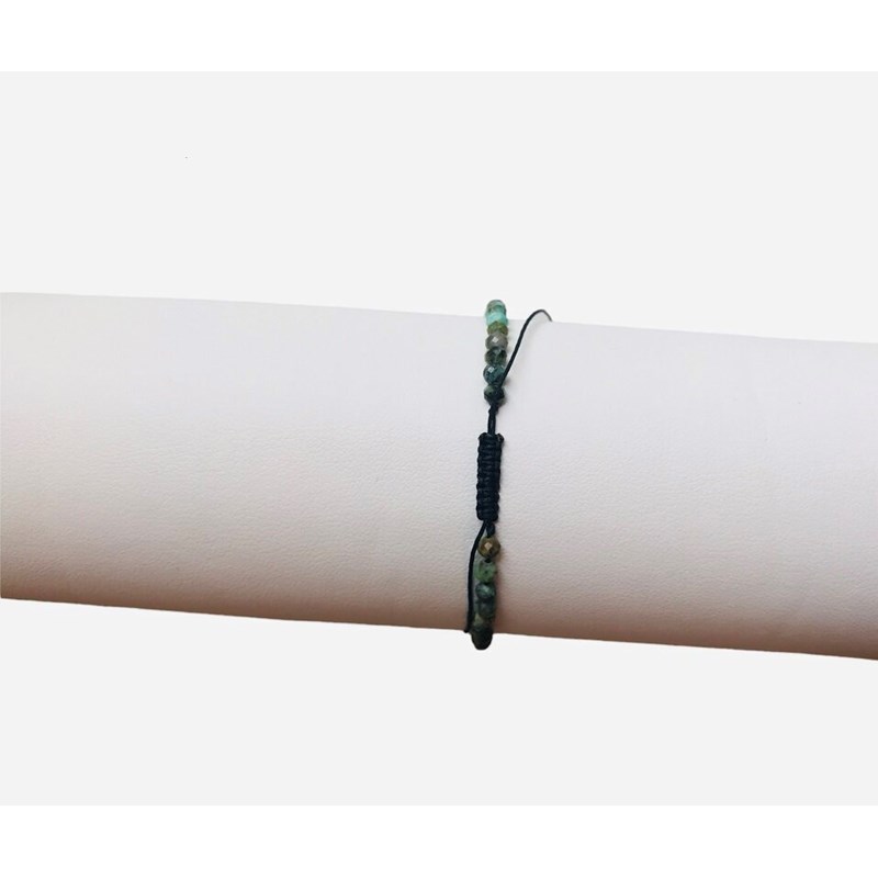Bracelet réglable Turquoise afrique