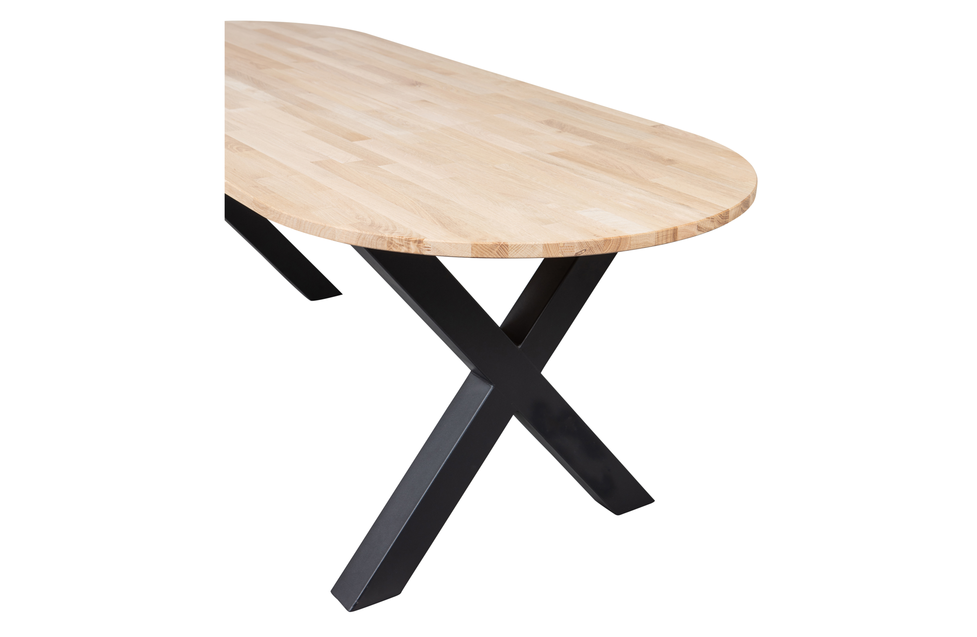 Tablo tafel ovaal eiken onbehandeld [fsc] Alkmaar poot