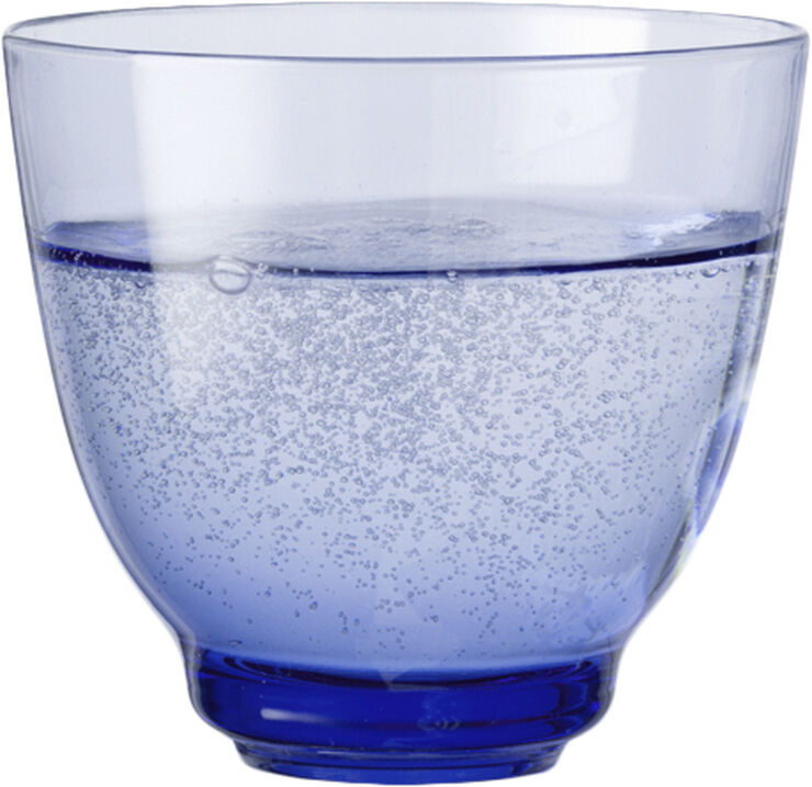 Holmegaard Flow Vandglas 35 cl mørk blå Blå