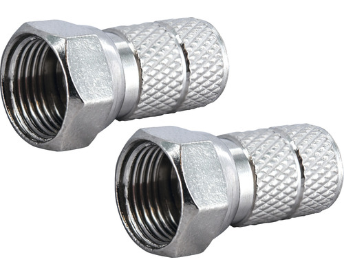 F-connector schroefconnector 6,5 mm 2-pack Schwaiger FST6502 602