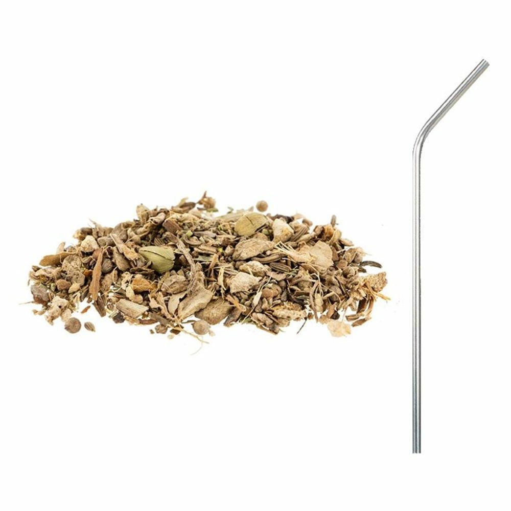 Tisane bonne étoile + 4 pailles en inox