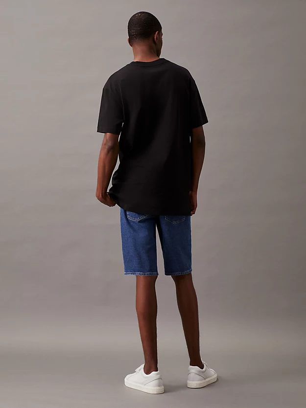 shorts jeans de corte regular