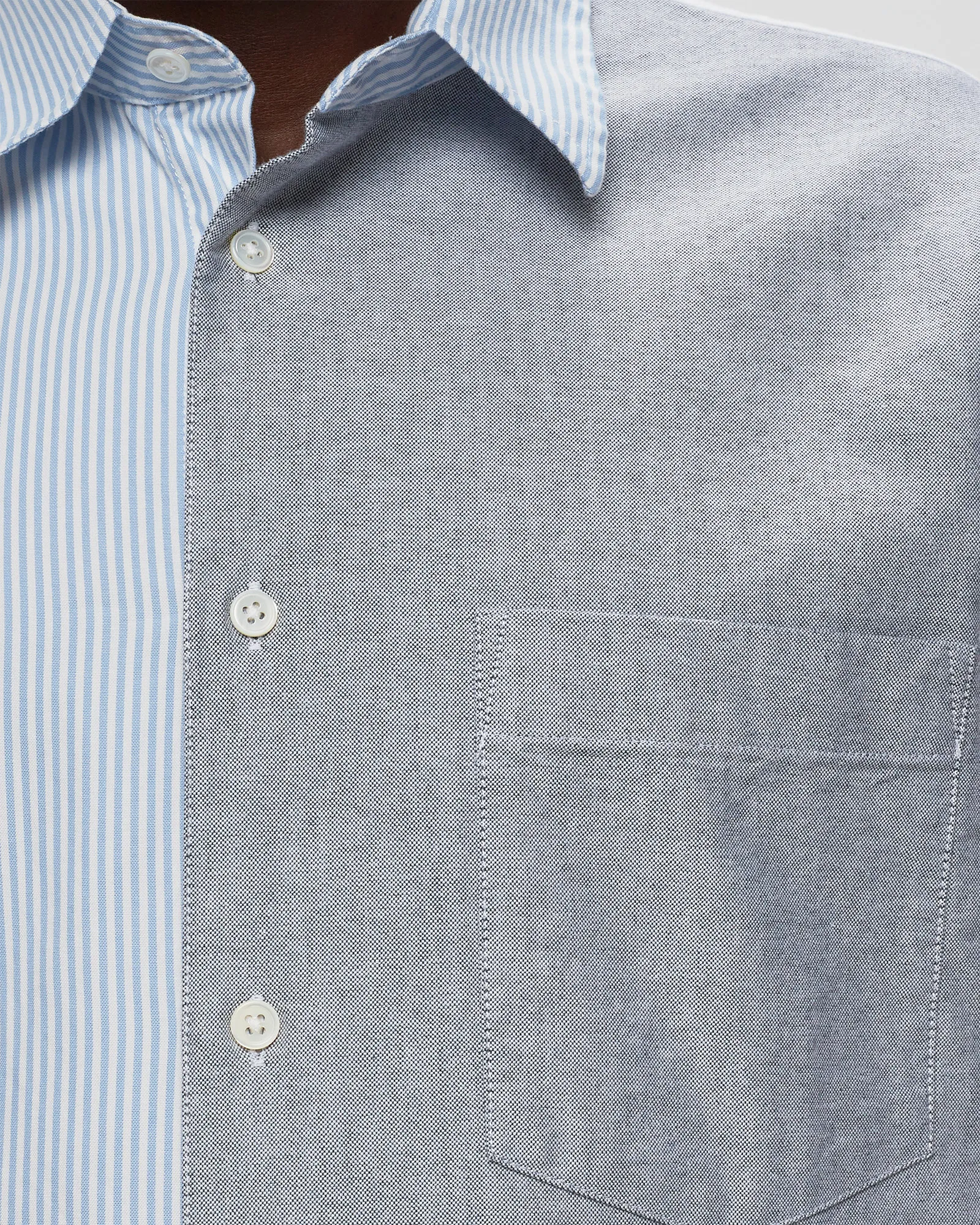 JW Anderson CLASSIC FIT PATCHWORK SHIRT
