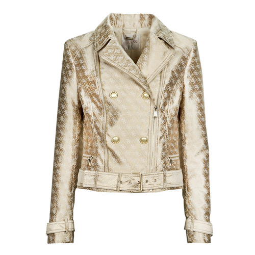 Guess - OLIVIA MOTO JACKET - Beige