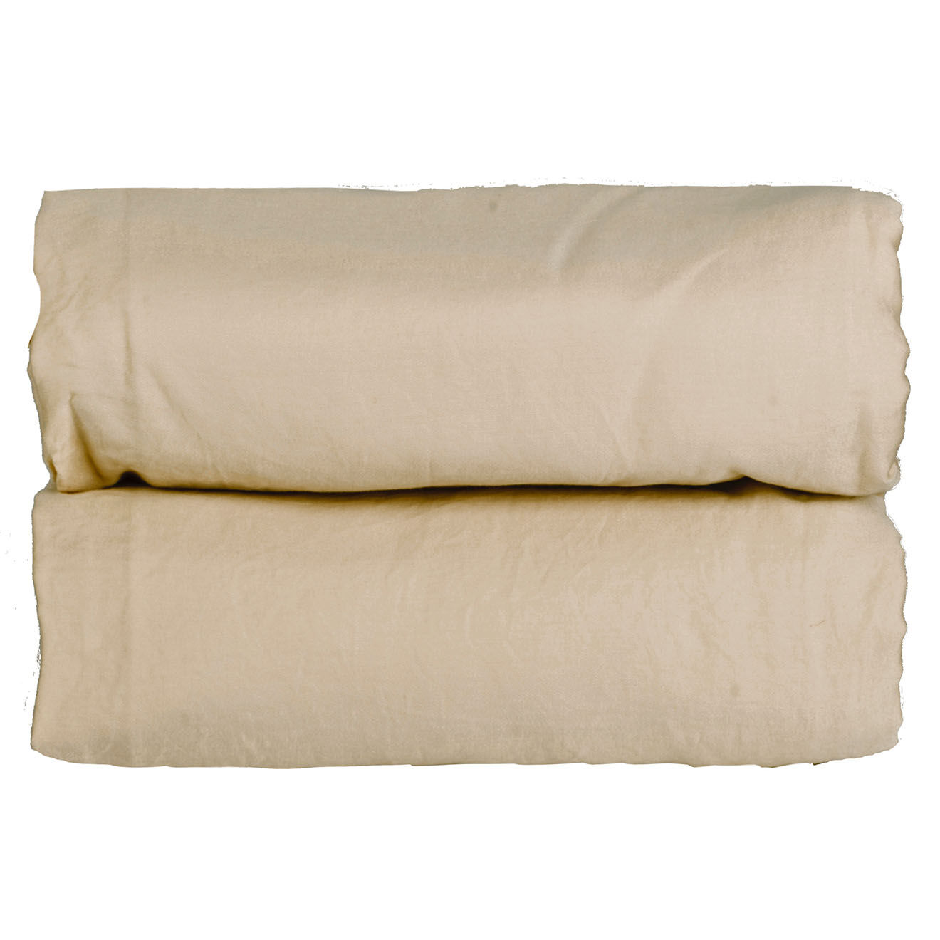 Febronie Home Drap housse 100% Satin de Coton Julia beige