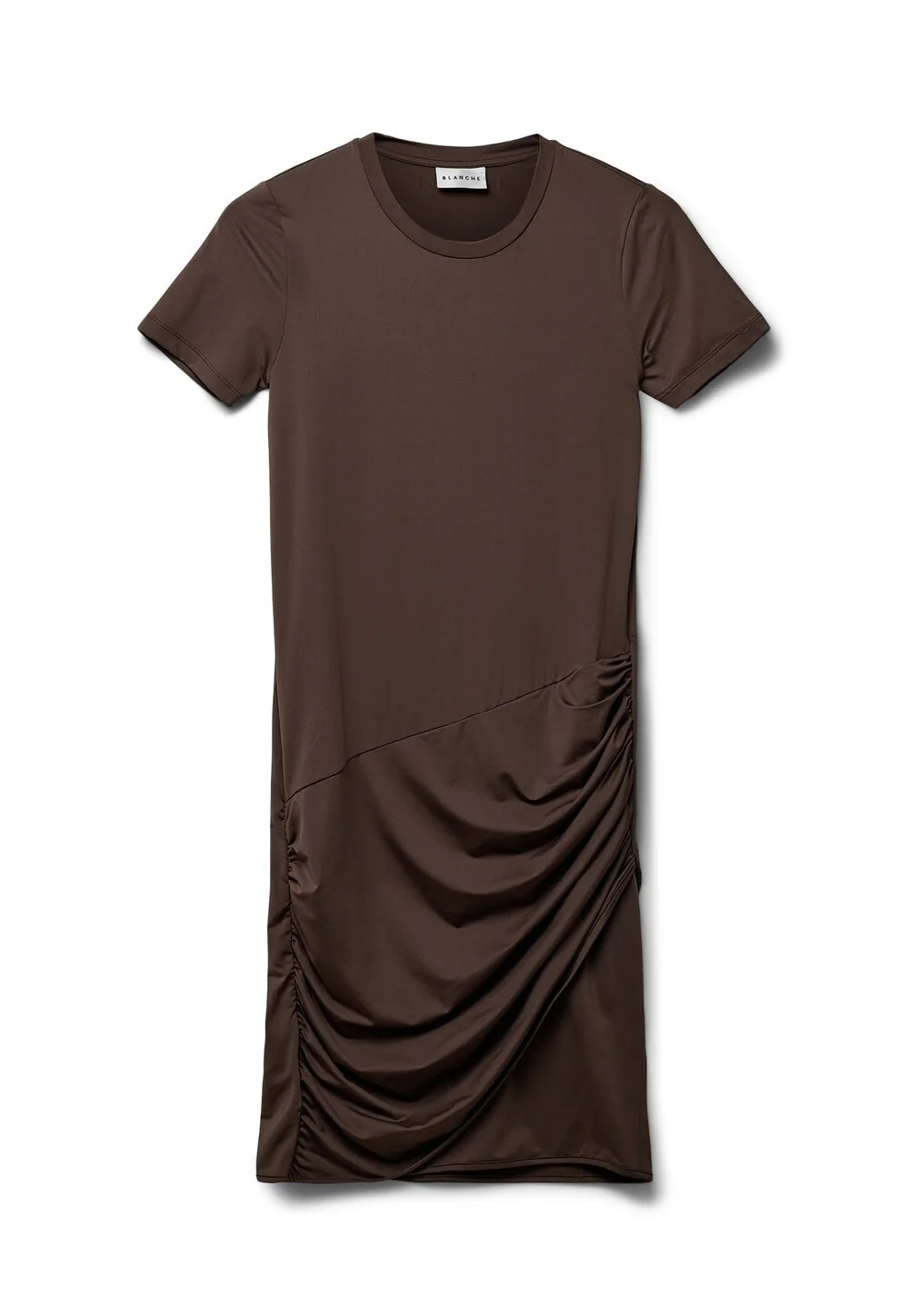 BLANCHE  Comfy Drape kjole - Chocolate Martini