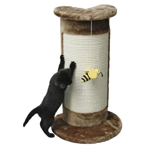 Kerbl arbre a chat angulaire 58cm - brun