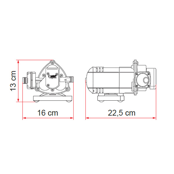 Pompe à eau 12V Aqua 8 FIAMMA 10L