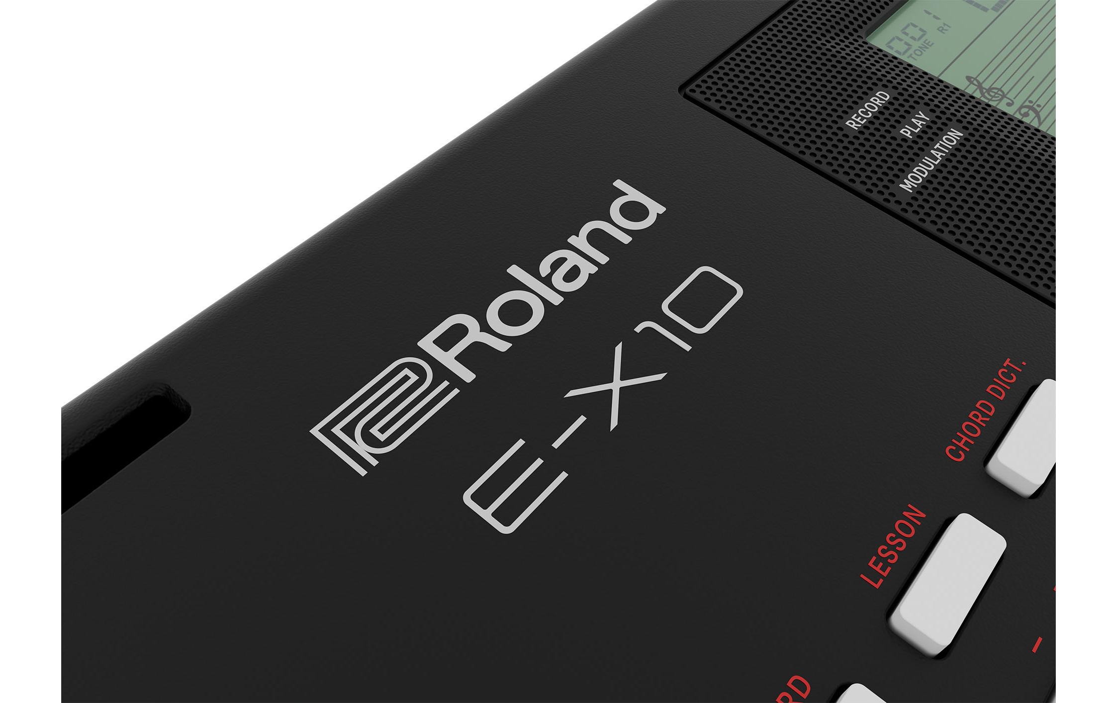 Keyboard E-X10<br>Modernes, tragbares Keyboard mit besonderer Qualität