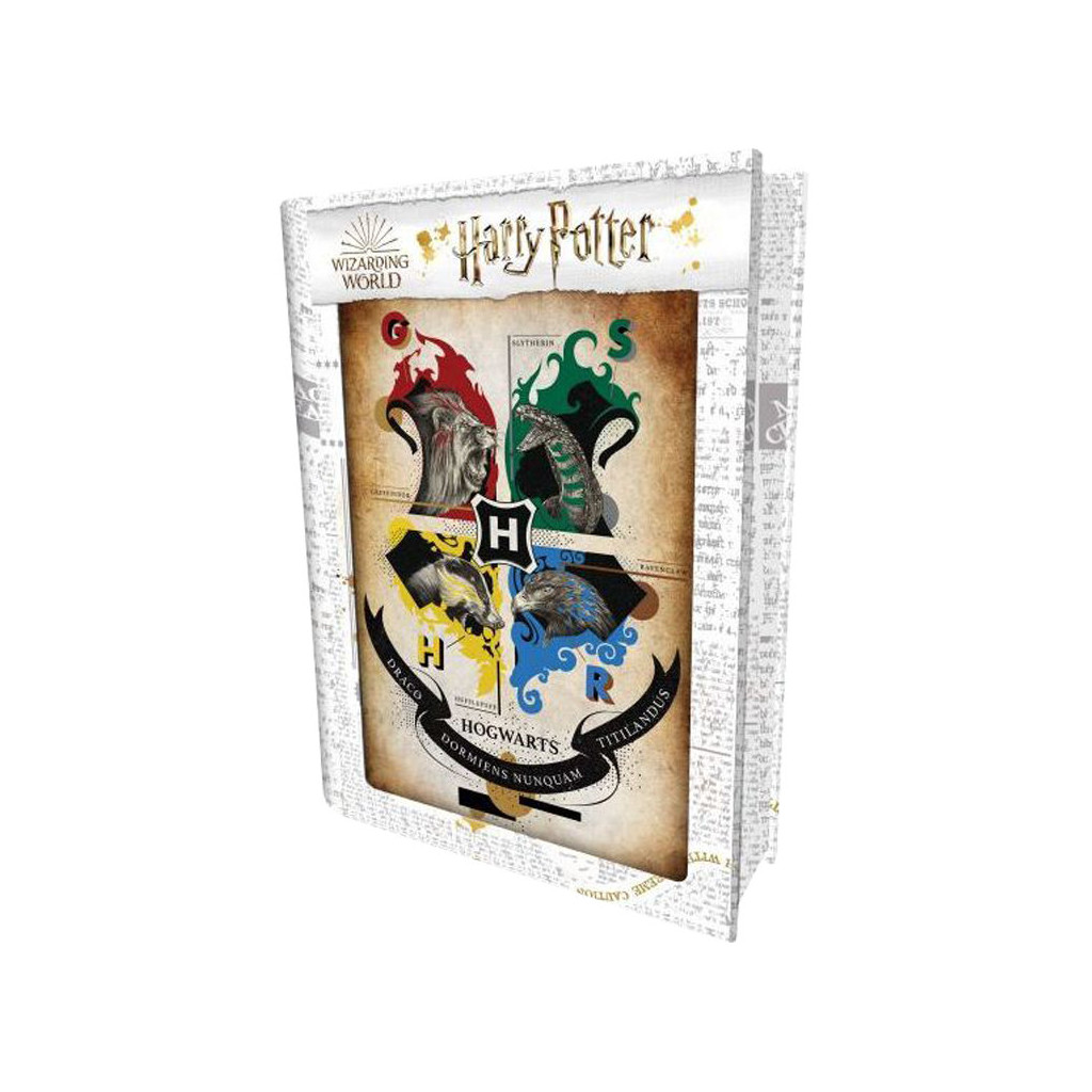 Puzzle Prime 3D - Harry Potter 4 Maisons - Boite Métal - 300 pièces