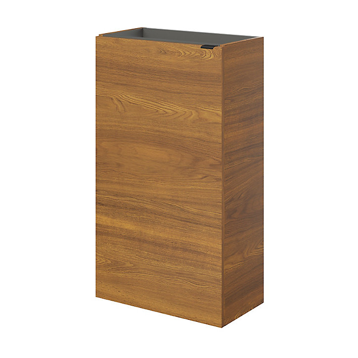 Meuble lave mains à poser GoodHome Imandra décor noyer L. 44 x H. 79 x P. 23 cm