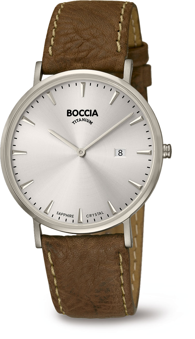 Boccia Herrenarmbanduhr 3648-01 - 39 mm