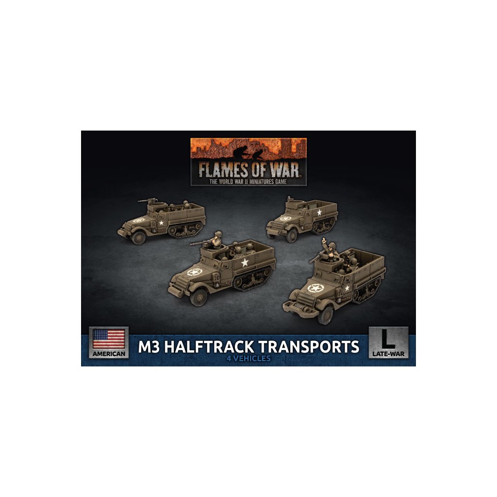 Flames of War - M3 Halftrack Transport Platoon