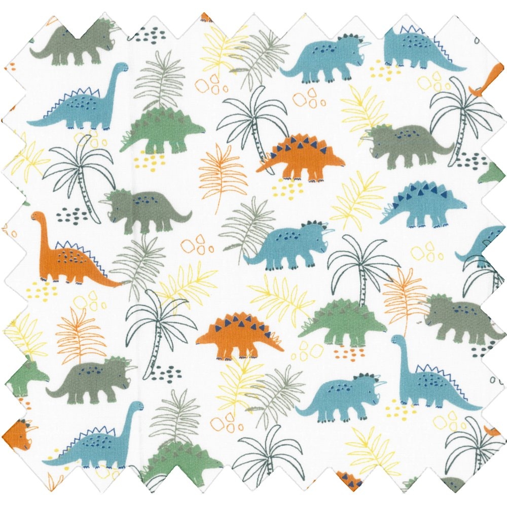 Coupon Tissu 1 M Dinosaures Ex1061