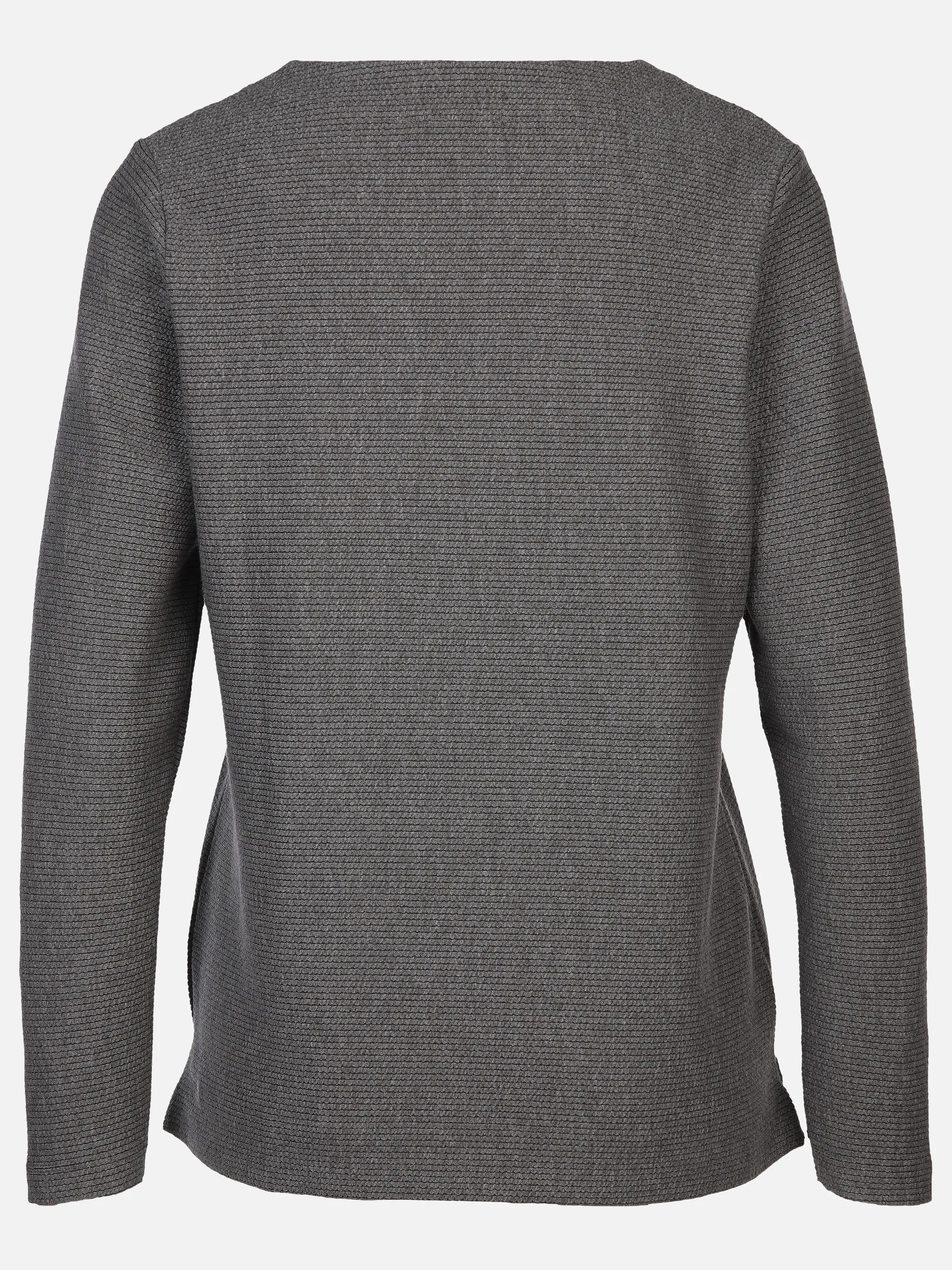 Damen Jaquard-Shirt mit Ripp-Struktur