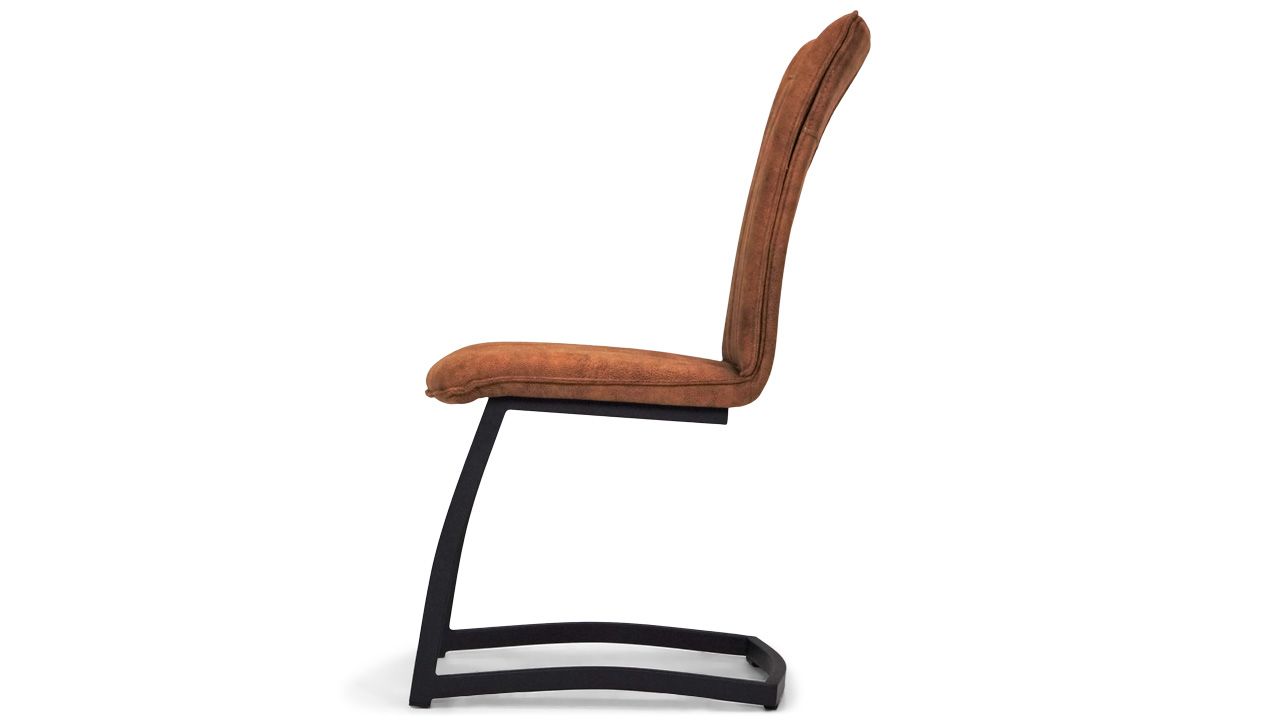 Eetstoel cognac Decca B46 x D66 x H96 cm