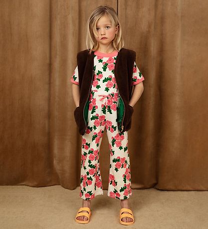 Mini Rodini Hosen - Roses - Pink