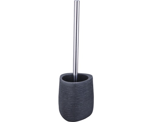 form&style toiletborstelset, driehoek, zwart, steenlook