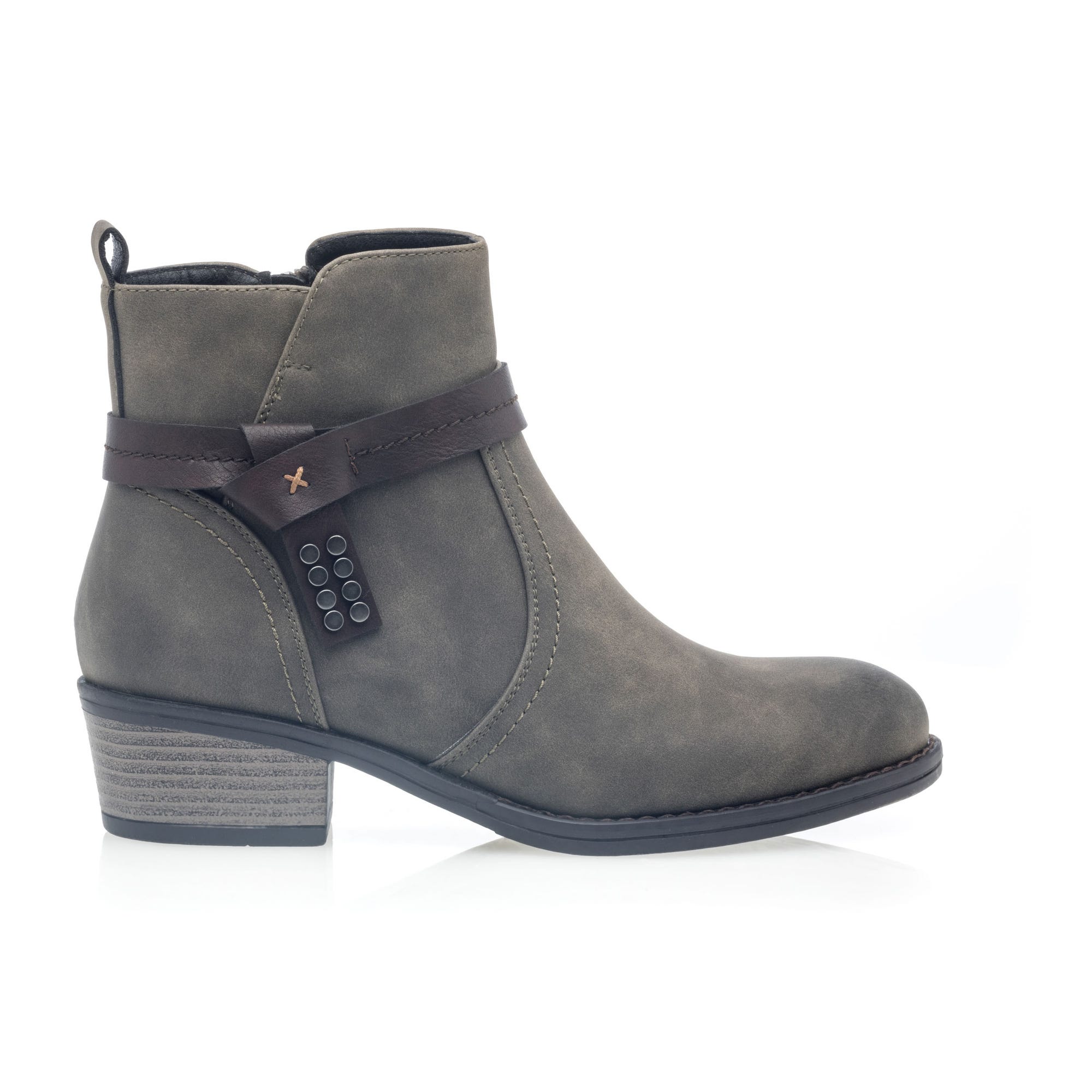 Bottines Femme kaki