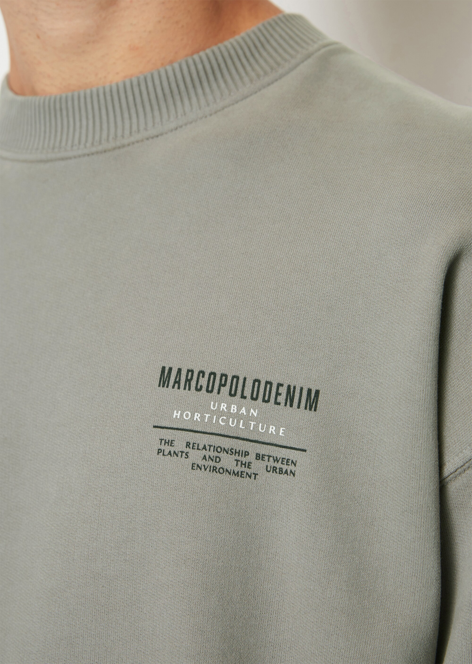 Sweatshirt relaxed mit Front- und Back-Print