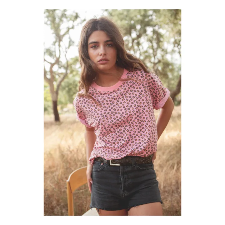 Marlot Paris T-Shirt Coton Bio Jil - Collection Femme | Léopard
