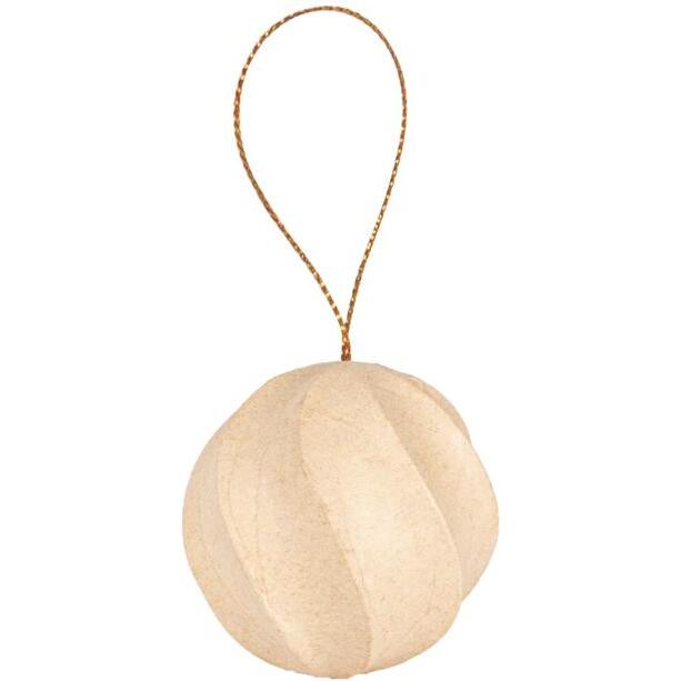 Pack de 6 boules torsadées - Kraft