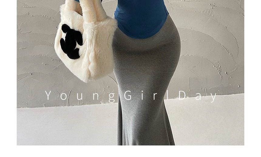 RainGirl - T-shirt met lange mouwen en korte rits en mockneck