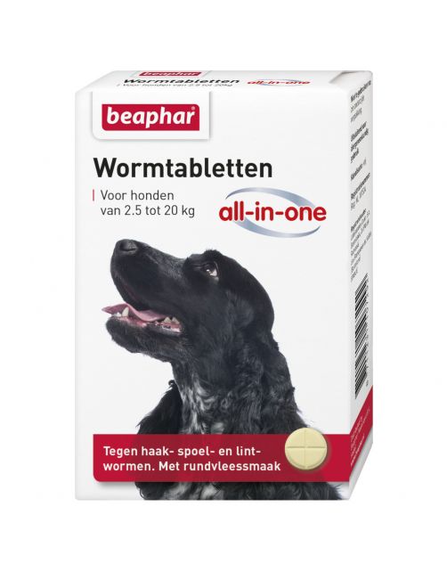 Beaphar Wormtablet All In One Hond Rund - Anti wormenmiddel
