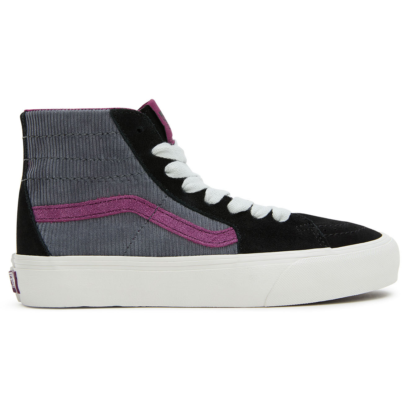 Vans Baskets en Velours de Cuir & Velours côtelé SK8-Hi Tapered VR3 noir/violet