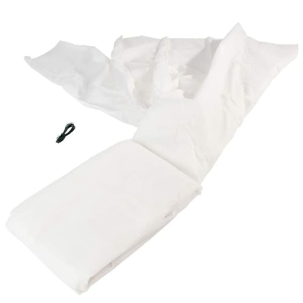 Beskyttende presenning Nature 6030118 Hvit polypropylen Plast 2 x 10 m