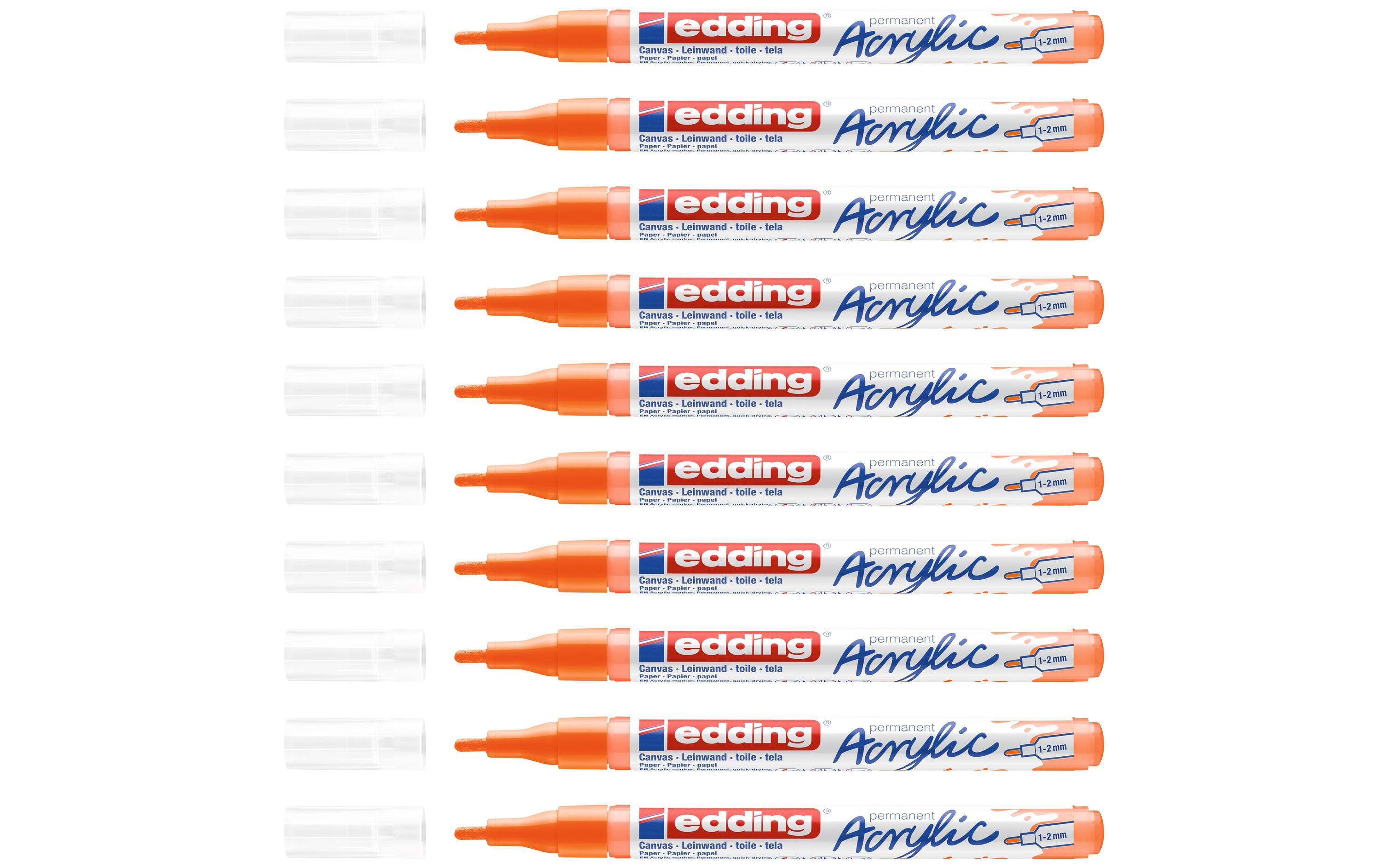 Acrylmarker 5300 Fein, NeonorangeSchnelltrocknende Acrylstifte