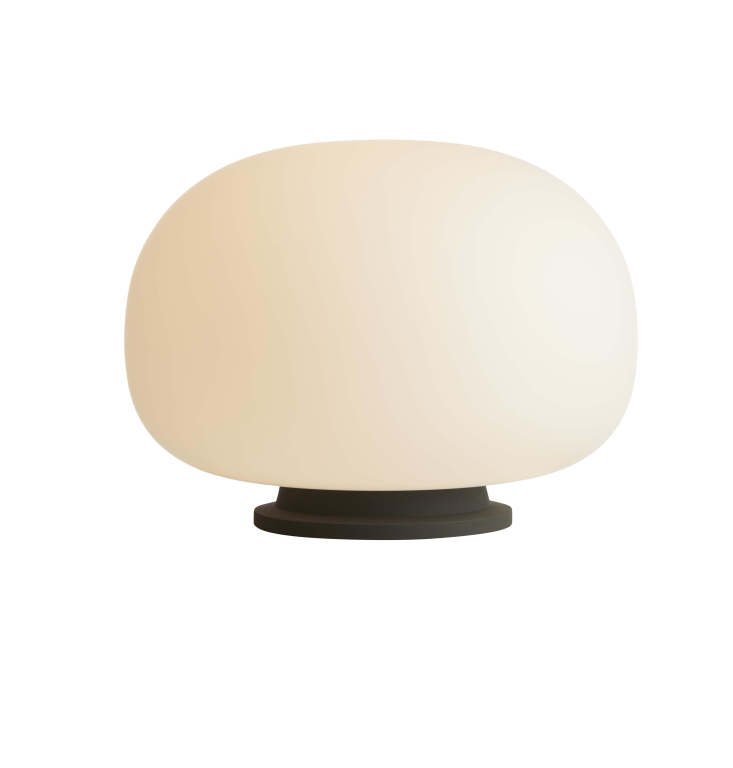 Frandsen Supernate tafellamp Ø38 opal white/black
