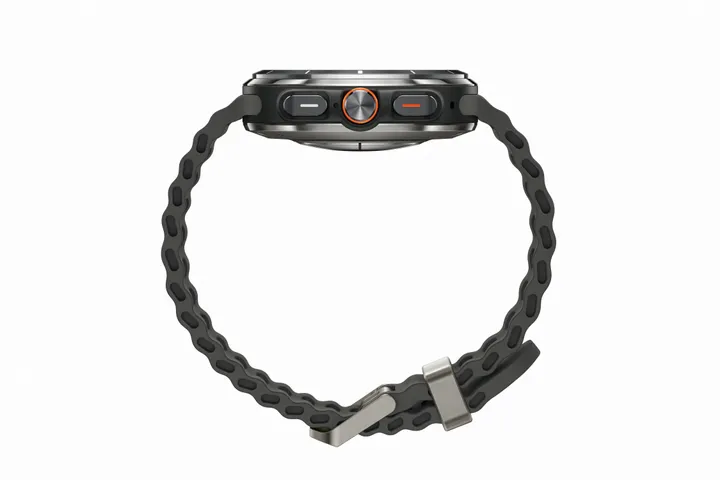 Samsung | Galaxy Watch Ultra - Titanium Silver (Dark gray strap)