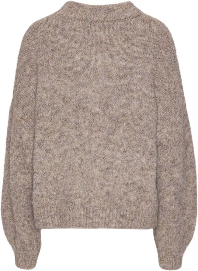 A-VIEW Patrisia solid knit pullover Brown