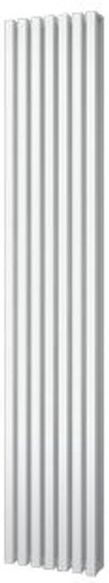 Plieger - Siena Designradiator - Verticaal Dubbel - Zwart Grafiet - 1800x318mm